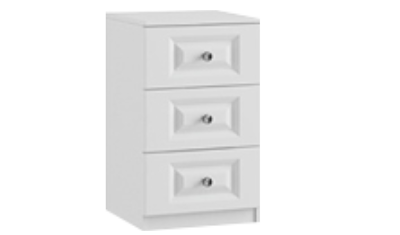 3 Drawer Bedside Small