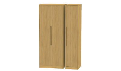3 Door Tall Wardrobe